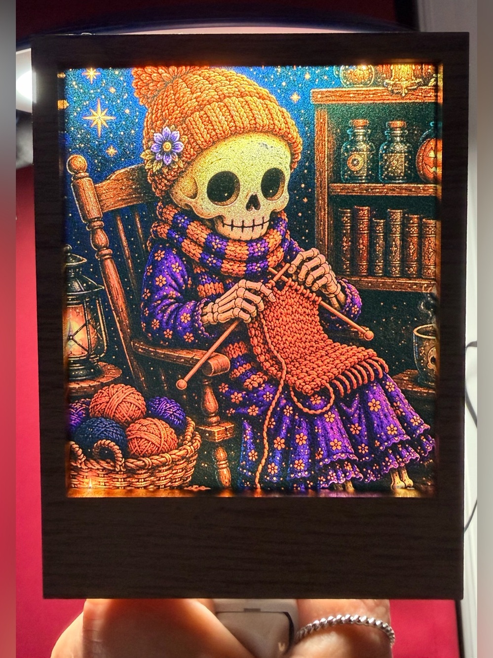 SPOOKY 👻 Hand crafted Interchangeable plug in Nightlight Comes with 4 scenes - Picture 3 of 9